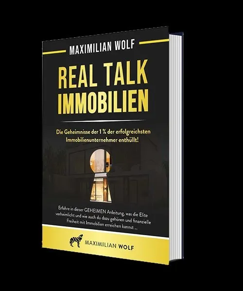 Buchcover: Maximilian Wolf Real Talk Immobilien